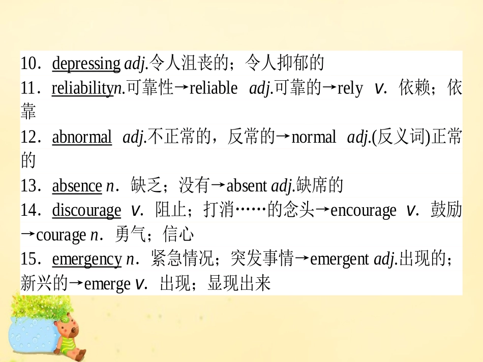 高考英语一轮复习 Module 1 Deep South课件 外研版选修8 课件_第3页