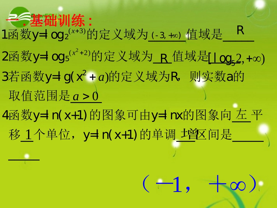 高中数学 第二章对数函数(3)课件 苏教版必修1 课件_第2页