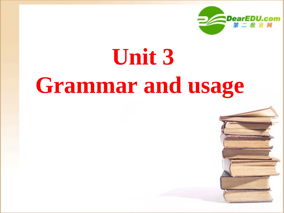 高中英语 m1unit3grammar课件 牛津版必修1 课件_第1页