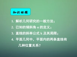 湖南省长郡中学高中数学 3.1.2两条直线平行与垂直的判定课件 新人教A版必修2