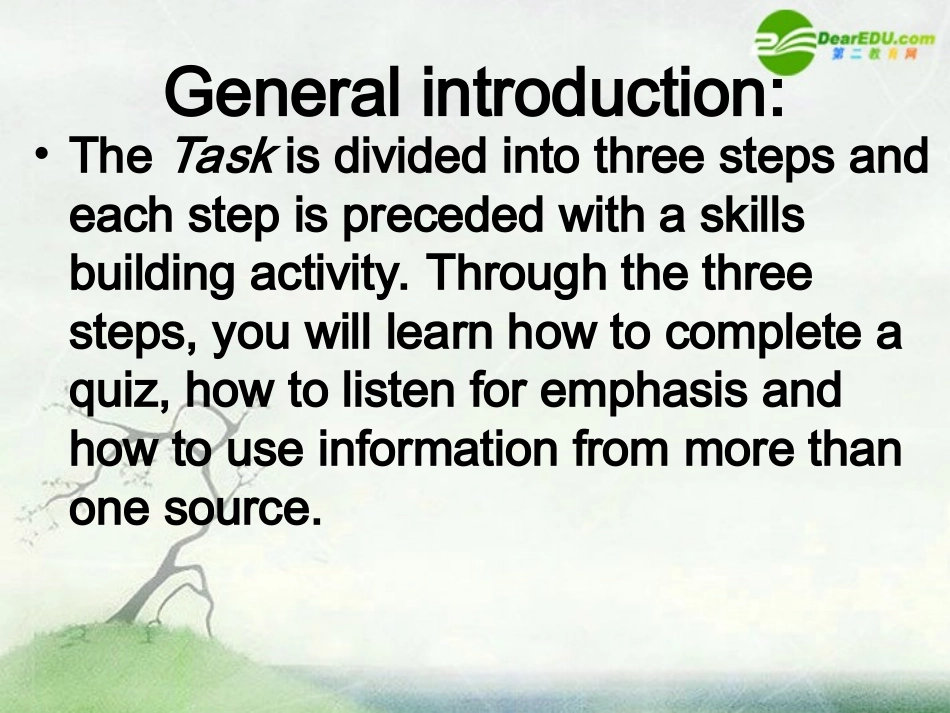 高二英语 Unit 4 Films and film events--Task 课件_第2页