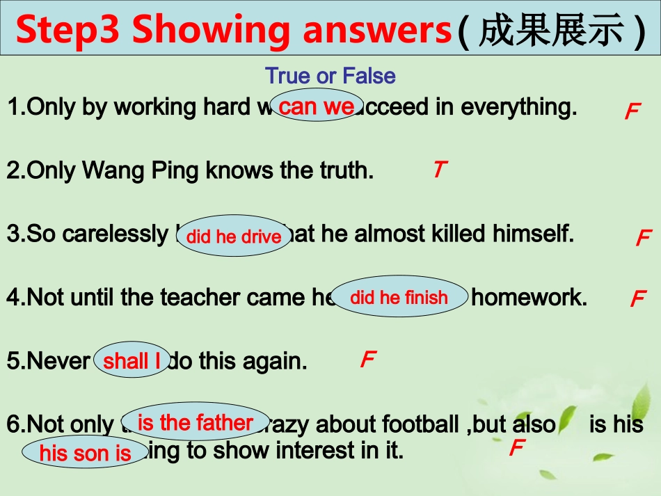 高一英语(倒装句)课件 新人教版 课件_第3页