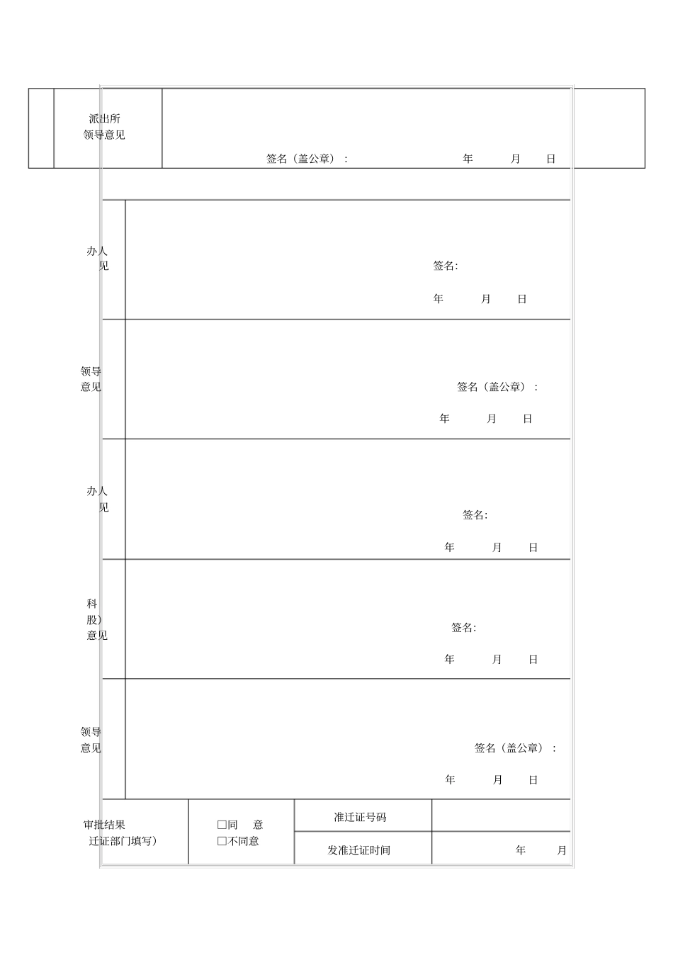 入户申请审批表_第2页