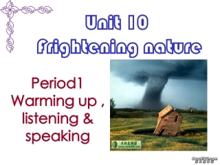 高二英语Unit10 WarmingUp 人教版 课件