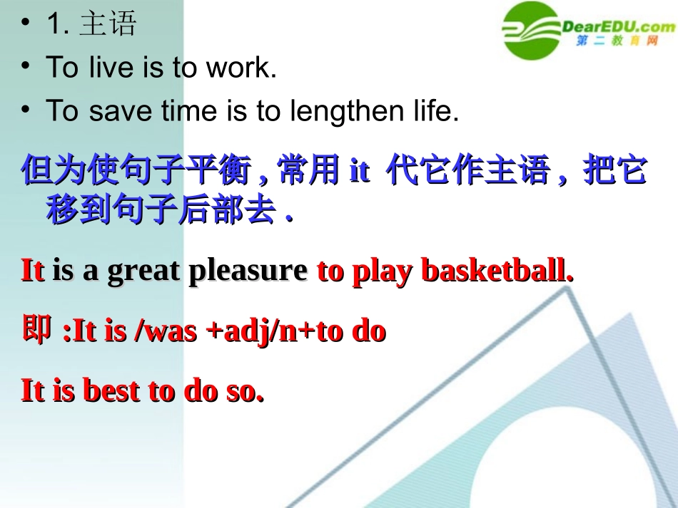 高考英语 To do的基本用法课件_第3页