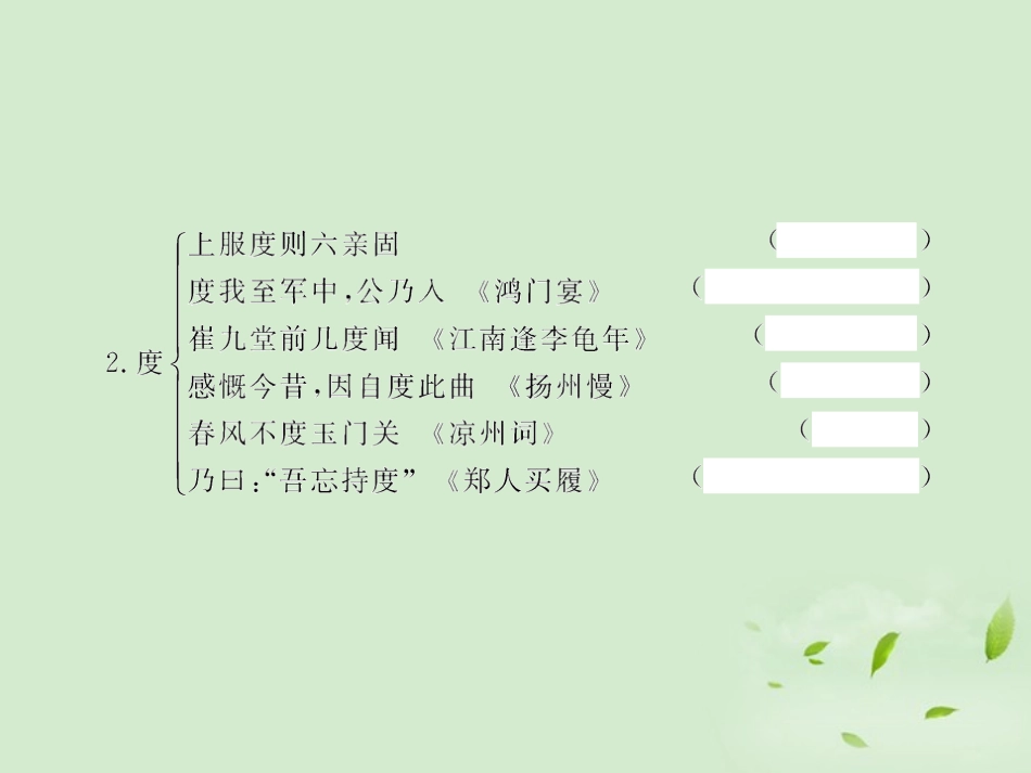高中语文课时讲练通配套课件 (管仲列传)苏教版选(史记选读) 课件_第3页
