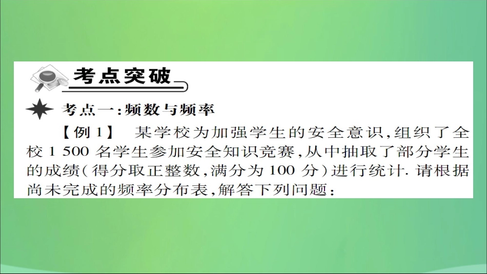 秋八年级数学上册 第十五章 数据的收集与表示章节复习与小结课件 (新版)华东师大版 课件_第2页