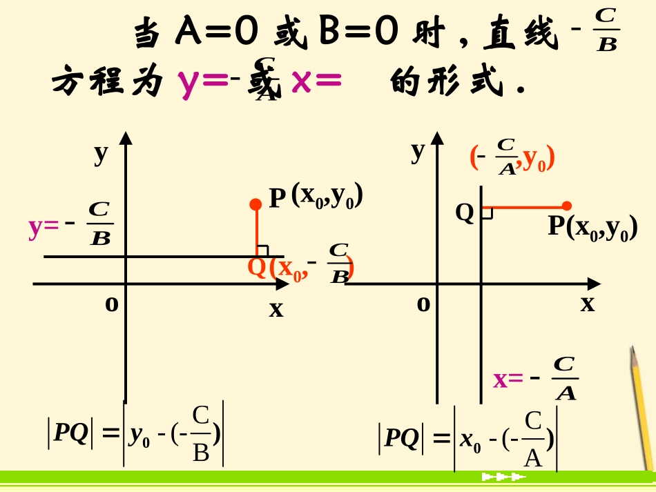 高中数学 333点到直线、两平行线间的距离课件 新人教A版必修2 课件_第3页
