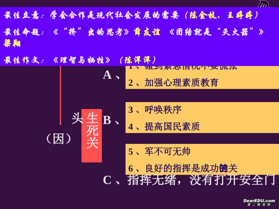 议论文的写作 粤教沪版 试题_第3页