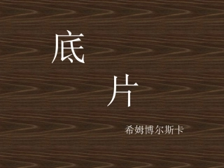 高中语文(底片)课件 粤教版 课件