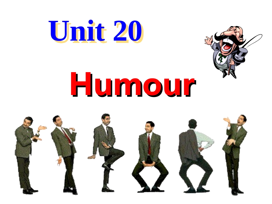 高中英语Unit umour--warming up listening and speaking [ty]课件旧人教第一册下 课件_第3页