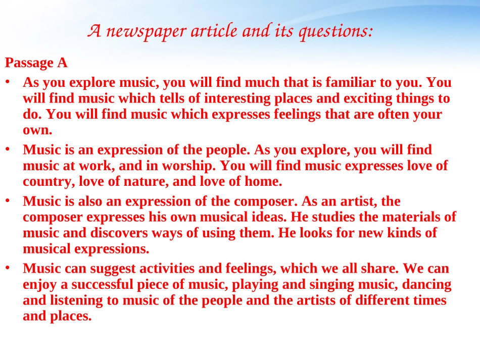 高中英语 Unit5 Lesson 3(Extensive Reading)课件 北师大版必修2 课件_第3页