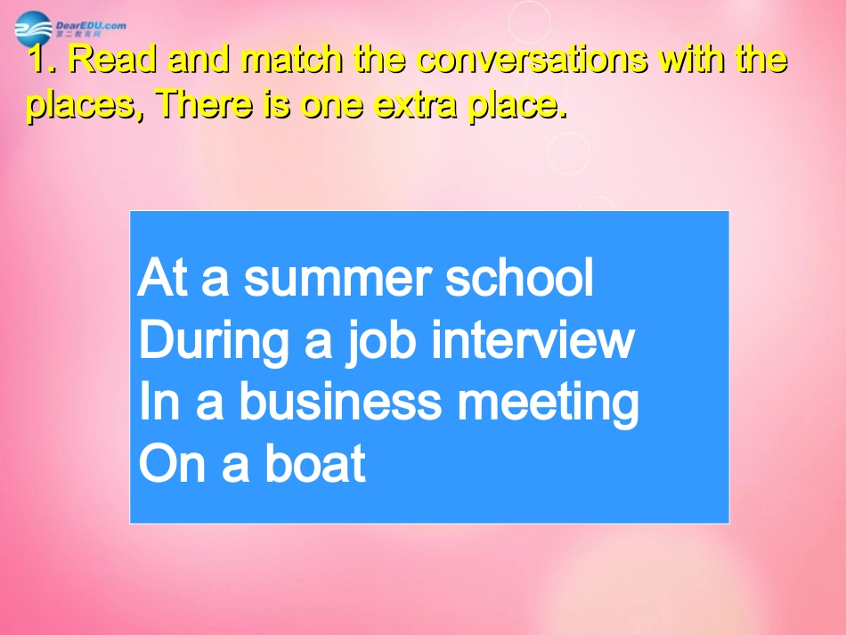 高中英语 Reading and Listening复习课件 外研版必修5 课件_第3页