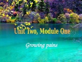 高中英语 Unit 2 Module 1课件 苏教版 课件