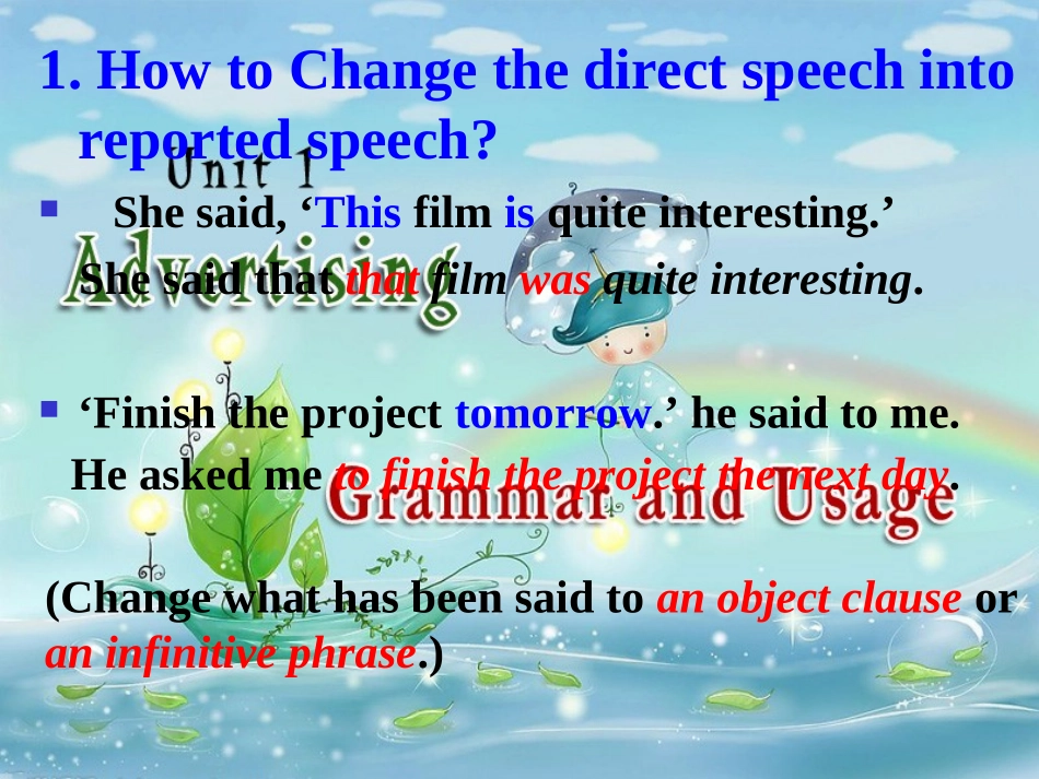 高中英语 Unit1 Advertising Grammar精品课件 牛津译林版必修4 课件_第3页