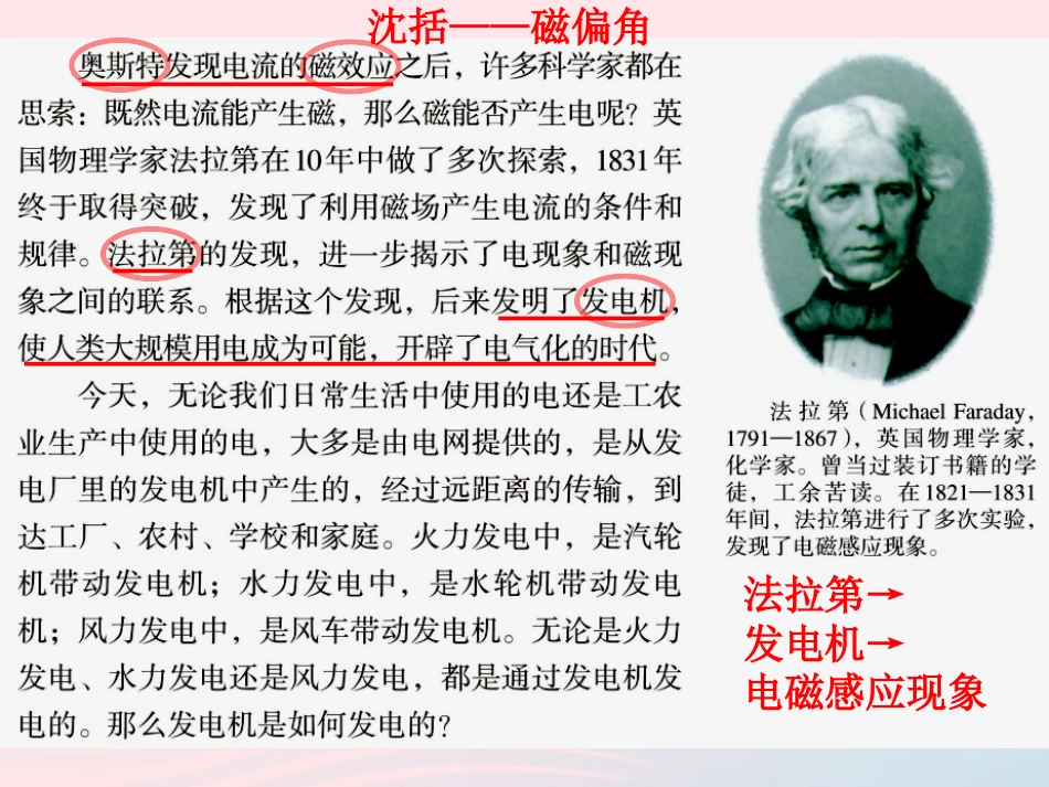 生电课件 九年级物理全册 磁生电课件+素材 (新版)新人教版-2_第3页