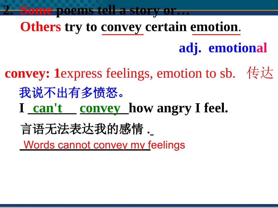 高二英语 Unit 2(Poems-Language points)课件 新人教版选修6 课件_第3页
