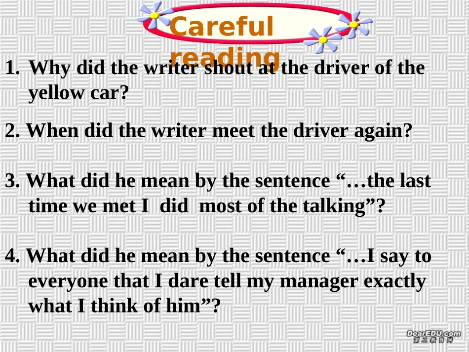 河北地区高一英语Unitumour综合技能 人教版 课件_第3页