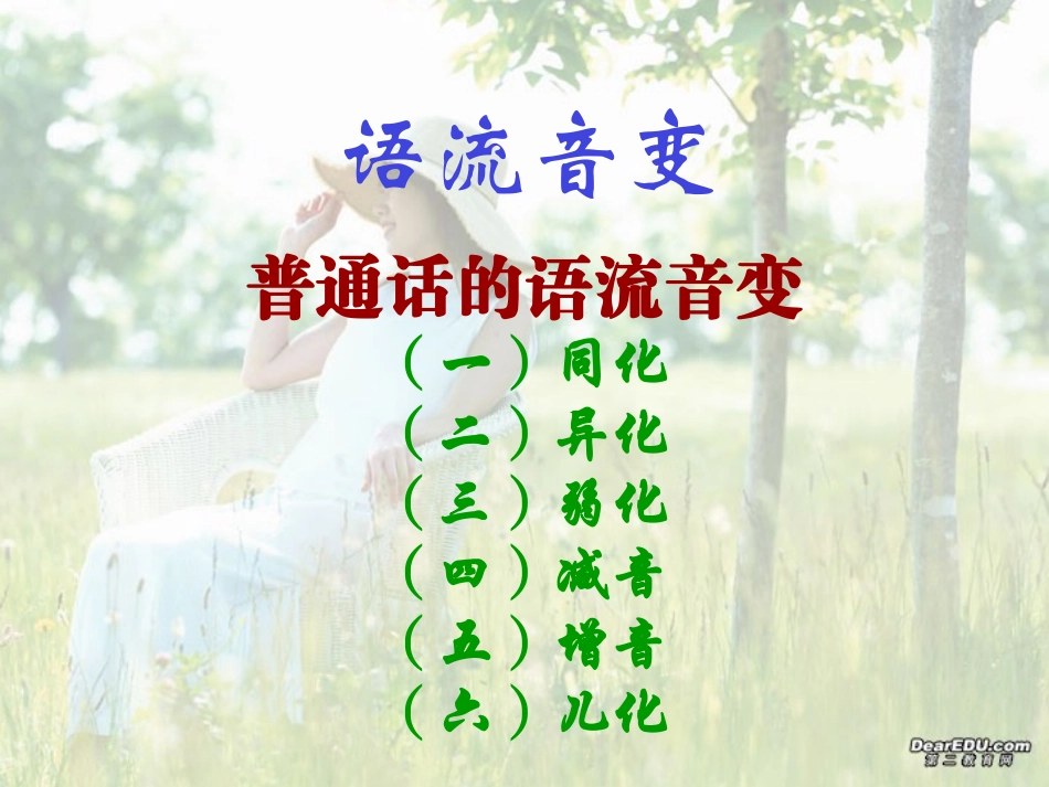 高三语文现代汉语语音 普通话的音变 课件_第3页