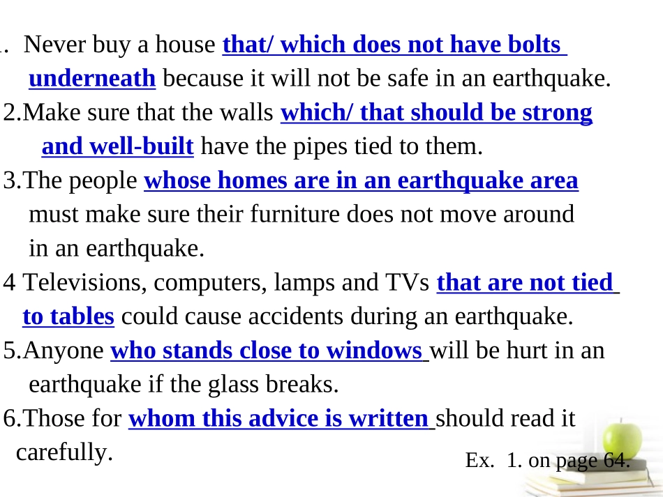 高中英语 Unit4 Earthquakes- listening,Reading II and Talking优质课件 新人教版必修1 课件_第3页