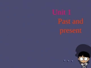 江苏省盐城市郭猛实验学校八年级英语下册 Unit 1 Past and Present Reading 2课件 (新版)牛津版 课件