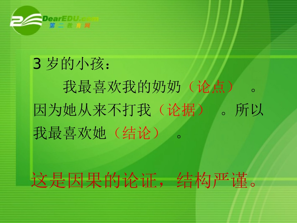 高中语文 议论文的模式化结构作文指导课件  新人教版 课件_第2页