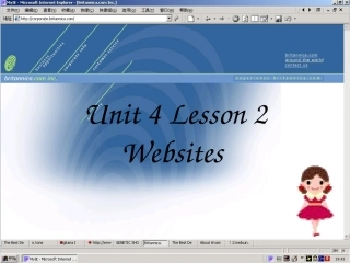 高中英语Unit 4 Lesson 2 Websites课件3 北师大版 必修2 课件