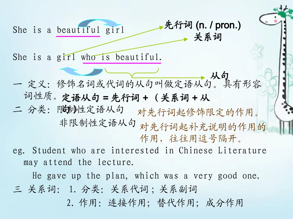 高考英语专题-定语从句课件_第2页