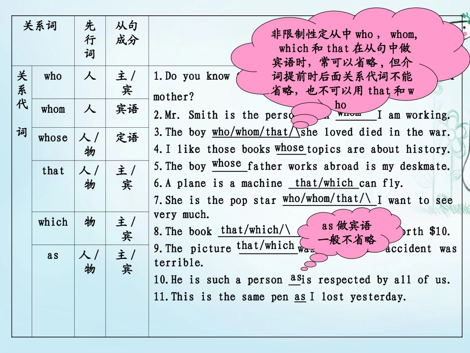 高考英语专题-定语从句课件_第3页