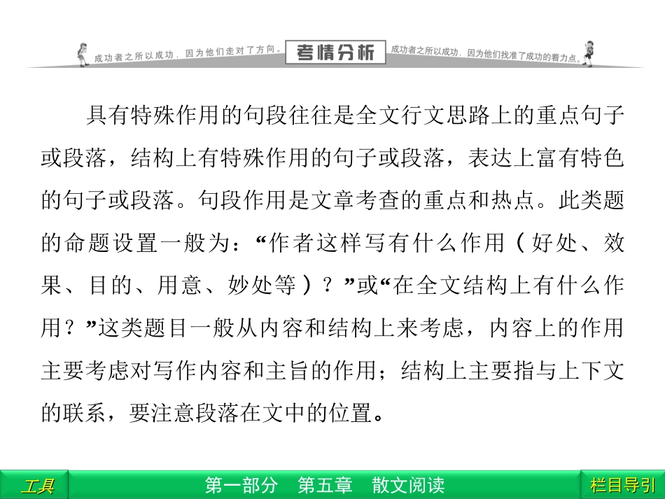 高三语文二轮复习 第1部分 第5章散文阅读专题3课件(安徽专版) 课件_第2页