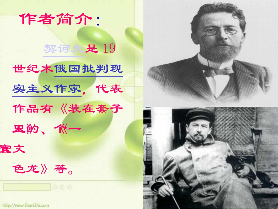 高二语文一个文官的死课件 粤教沪版 课件_第2页