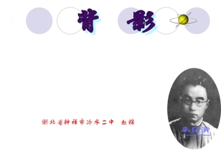 课件 (背影)教学课件3 (背影)教学课件3