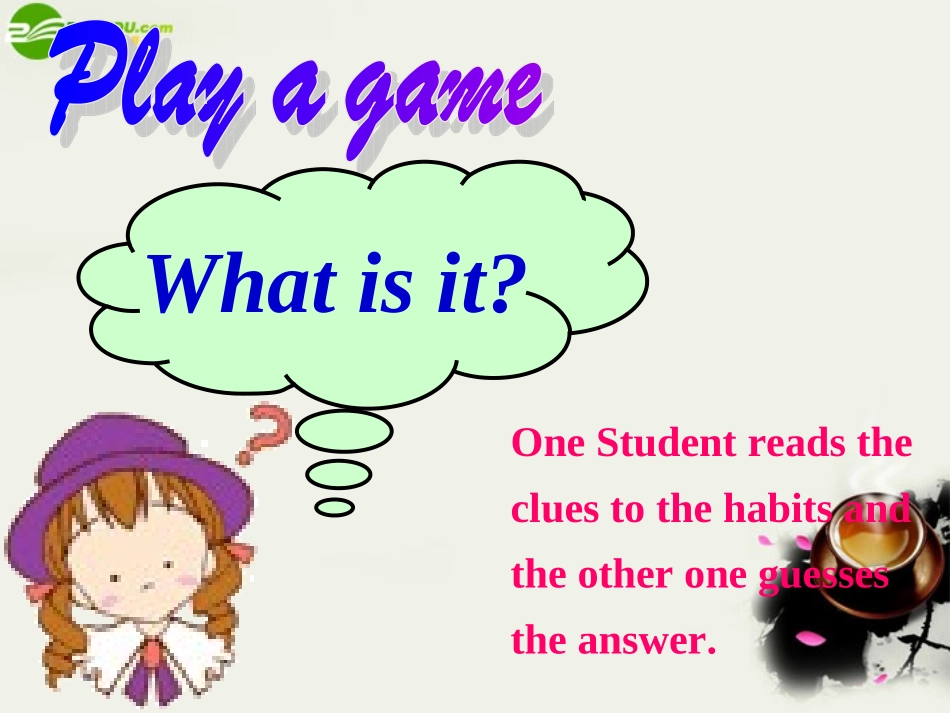 高中英语评优课资料7 Unit 3 A Healthy Life课件_第2页