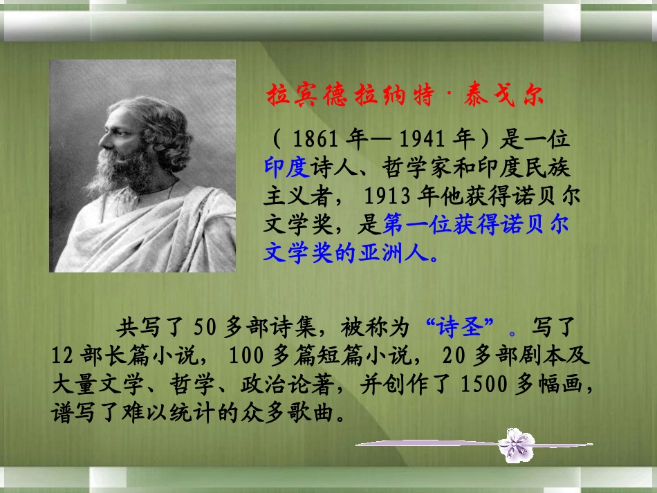 高中语文(素芭)课件1 新人教版选修 课件_第3页