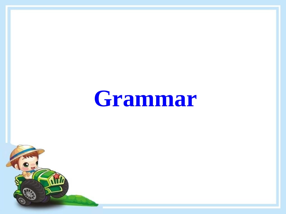 高中英语 Module 1 My First Day at Senior High Grammar精品课件 外研版必修1 课件_第2页