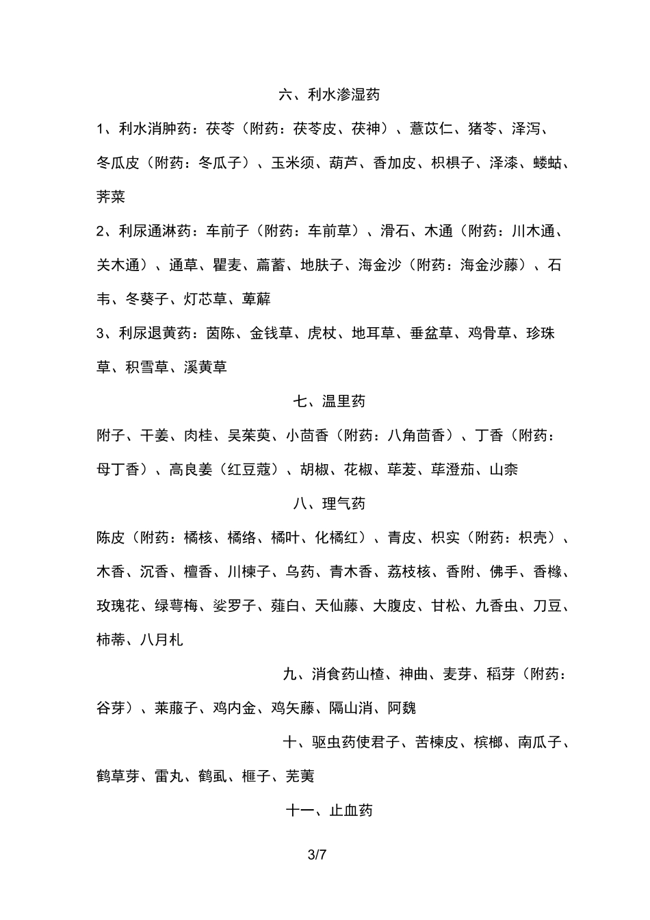 中药分类大全_第3页