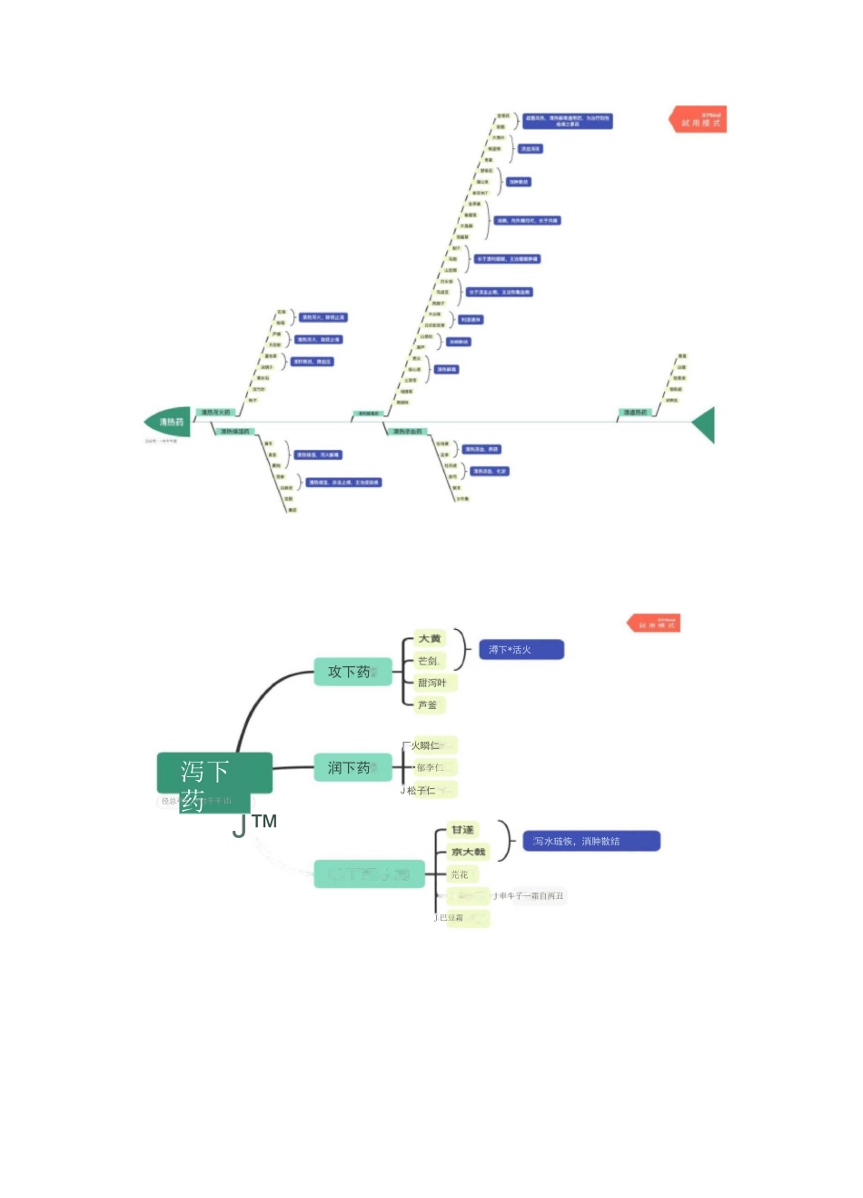 中药学大纲思维导图_第2页