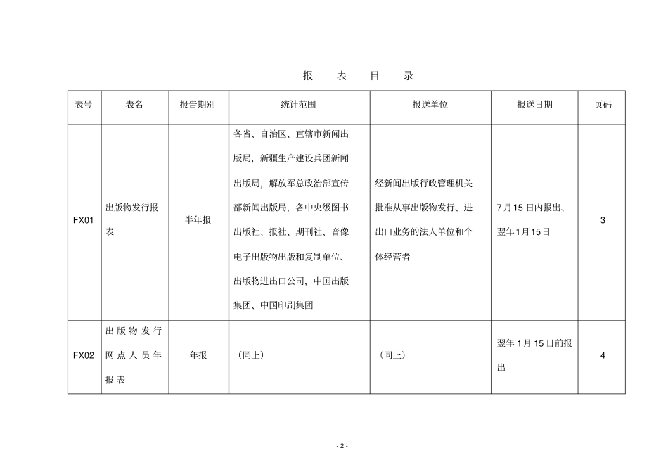 全国出版物发行统计报表制度_第3页