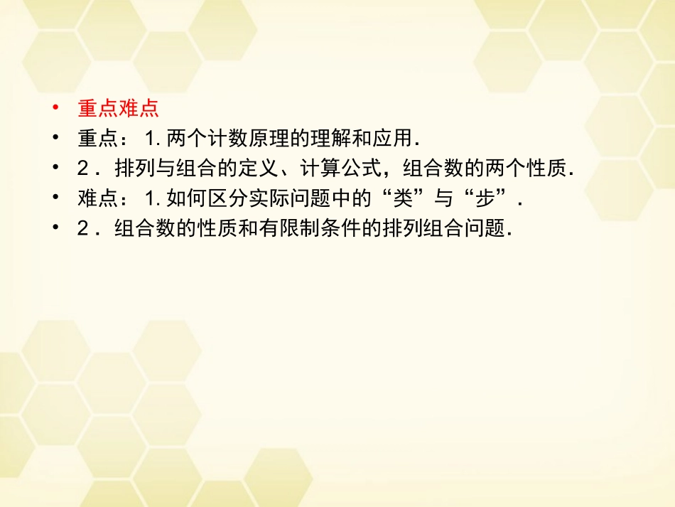 高三数学一轮复习 排列与组合课件 理 新人教B版 课件_第3页