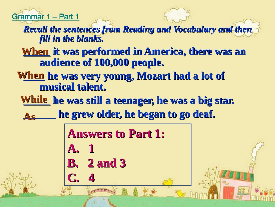 高中英语(Module3 Grammar)课件 外研版必修2 课件_第3页