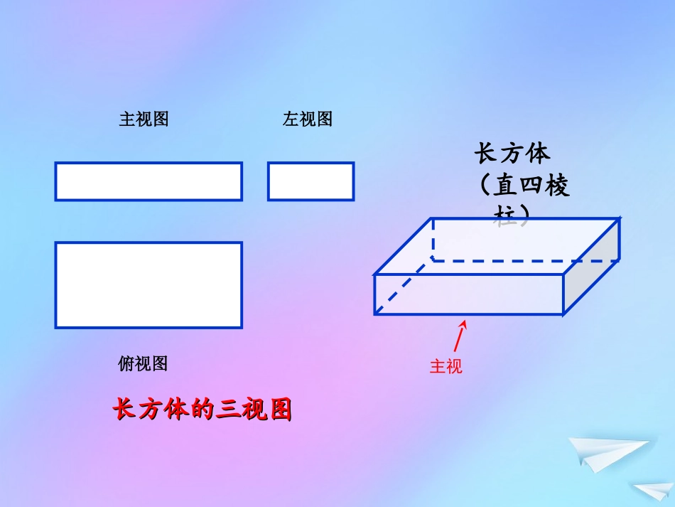 高中数学 第一章 立体几何初步 132 由三视图还原成实物图课件 北师大版必修2 课件_第1页