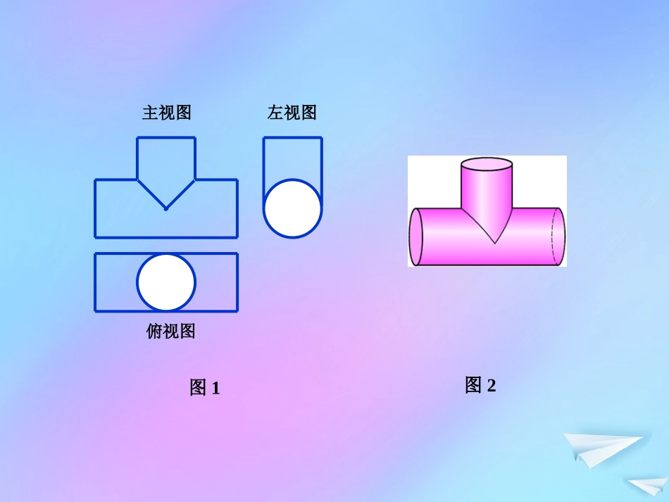 高中数学 第一章 立体几何初步 132 由三视图还原成实物图课件 北师大版必修2 课件_第3页