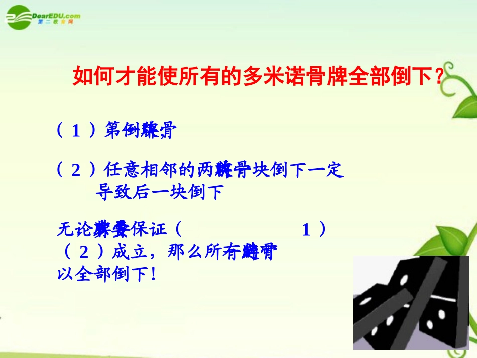 高中数学 数学归纳法 新人教A版选修2 课件_第3页