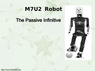 高二英语The Passive Infinitive 新课标 课件