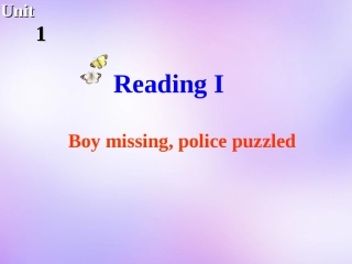高中英语 Unit1 Tales of the unexplained Reading课件1 牛津译林版必修2 课件