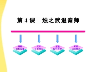 高中语文 24(烛之武退秦师)课时讲练通课件 新人教版必修1 课件