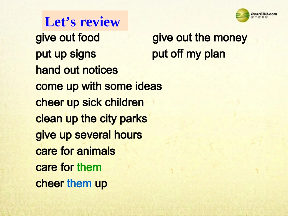 春八年级英语下册(Unit 2 I ll help to clean up the city parks)Section B 1a-1e课件 (新版)人教新目标版 课件_第2页