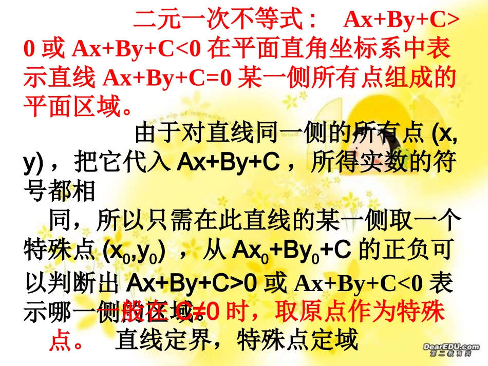 简单线性规划复习课件 人教版 课件_第3页
