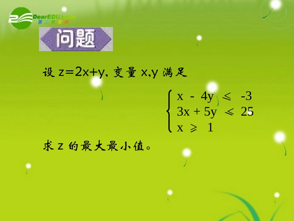 高中数学 简单线性规划课件 新人教B版必修5 课件_第2页