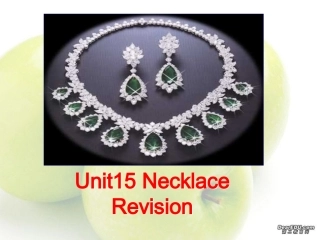 高三英语第一轮复习高一Unit15 The necklace 试题